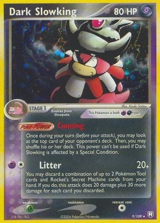 'Pokemon - 'Dark Slowking 009  Team Rocket Returns - Holo Rare