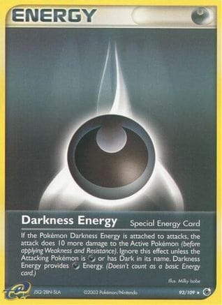 'Pokemon - 'Darkness Energy (Special) 093/109  Ruby and Sapphire - Rare