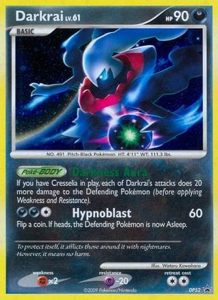 'Pokemon - 'Darkrai DP52  - Holofoil Diamond and Pearl Promos - Promo