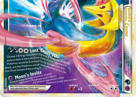 'Pokemon - 'Darkrai & Cresselia Legend (Bottom) 100  - Holofoil Triumphant - Ultra Rare