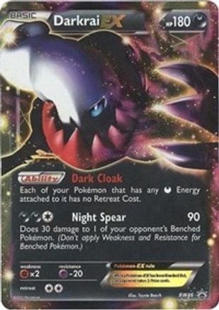 'Pokemon - 'Darkrai EX BW46  - Holofoil Black and White Promos - Promo
