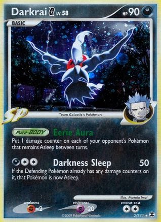 'Pokemon - 'Darkrai G 003  - Holofoil Rising Rivals - Holo Rare