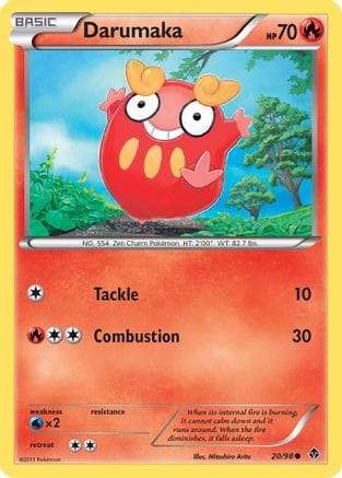 'Pokemon - 'Darumaka 020  Emerging Powers - Common