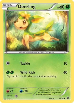 'Pokemon - 'Deerling 015  Emerging Powers - Common