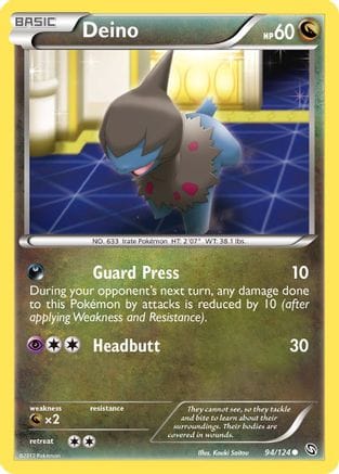 'Pokemon - 'Deino (94) 094  Dragons Exalted - Common