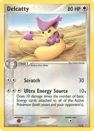'Pokemon - 'Delcatty 003  EX Trainer Kit 1 Latias & Latios - Common