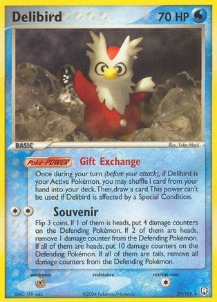 'Pokemon - 'Delibird 021  Team Rocket Returns - Rare