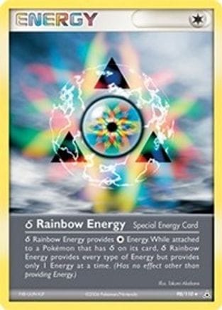 'Pokemon - 'Delta Rainbow Energy 098/110  - Reverse Holofoil Holon Phantoms - Uncommon