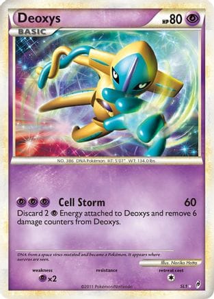 'Pokemon - 'Deoxys (Shiny) SL1  - Holofoil Call of Legends - Shiny Holo Rare