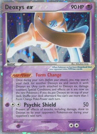 'Pokemon - 'Deoxys ex (Defense Forme) 099  - Holofoil Deoxys - Ultra Rare