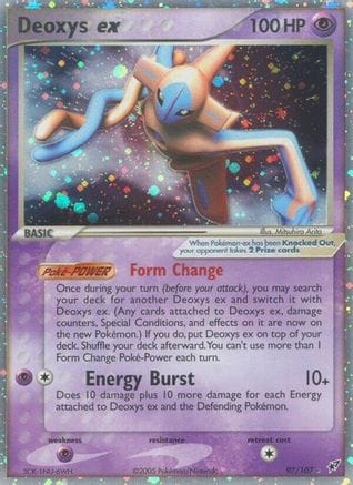 'Pokemon - 'Deoxys ex (Normal Forme) 097  Deoxys - Ultra Rare