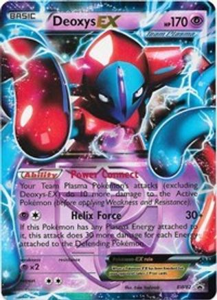 'Pokemon - 'Deoxys EX (Team Plasma) BW82  - Holofoil Black and White Promos - Promo
