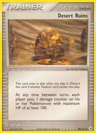 'Pokemon - 'Desert Ruins 088/101  Hidden Legends - Uncommon