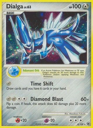 'Pokemon - 'Dialga 004  - Holofoil Majestic Dawn - Holo Rare