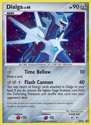 'Pokemon - 'Dialga DP26  - Holofoil Diamond and Pearl Promos - Promo