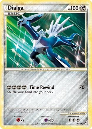 'Pokemon - 'Dialga 003  - Reverse Holofoil Call of Legends - Holo Rare