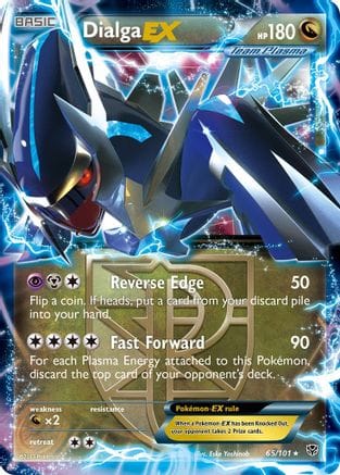 'Pokemon - 'Dialga EX (Team Plasma) 065  - Holofoil Plasma Blast - Ultra Rare