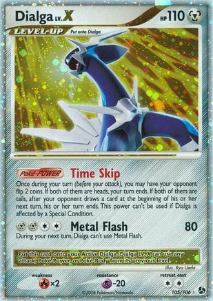 'Pokemon - 'Dialga LV.X 105  - Holofoil Great Encounters - Ultra Rare