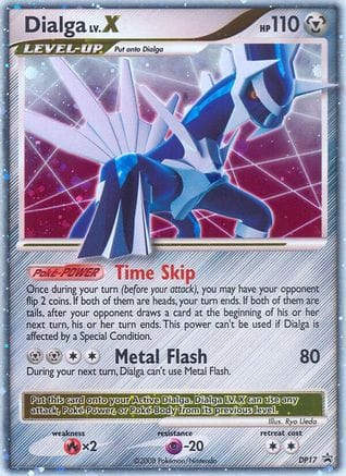 'Pokemon - 'Dialga LV.X DP17  - Holofoil Diamond and Pearl Promos - Promo