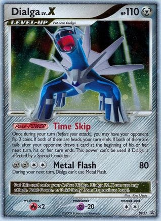 'Pokemon - 'Dialga LV.X DP37  - Holofoil Diamond and Pearl Promos - Promo