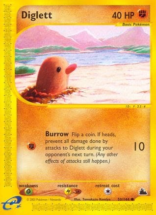 'Pokemon - 'Diglett 050  Skyridge - Common