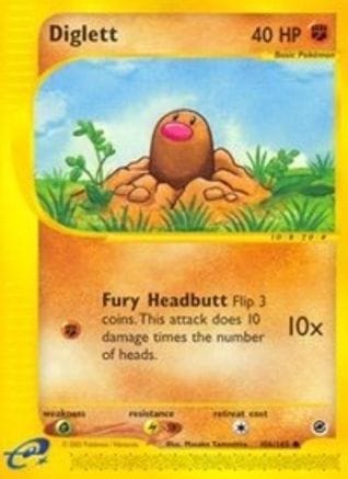 'Pokemon - 'Diglett 106/165  Expedition - Common