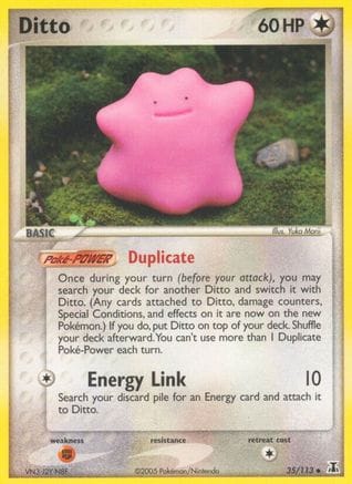 'Pokemon - 'Ditto 035/113  Delta Species - Uncommon