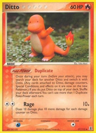 'Pokemon - 'Ditto 037/113  Delta Species - Uncommon