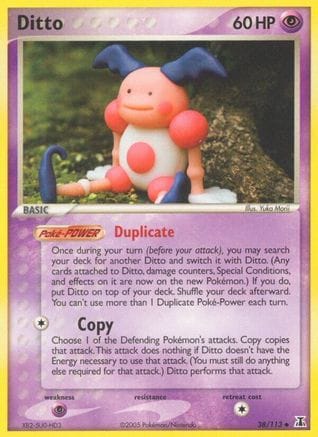 'Pokemon - 'Ditto 038/113  Delta Species - Uncommon