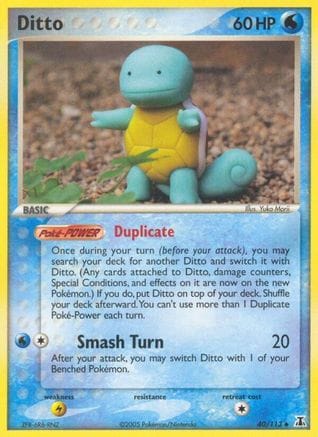 'Pokemon - 'Ditto 040/113  Delta Species - Uncommon