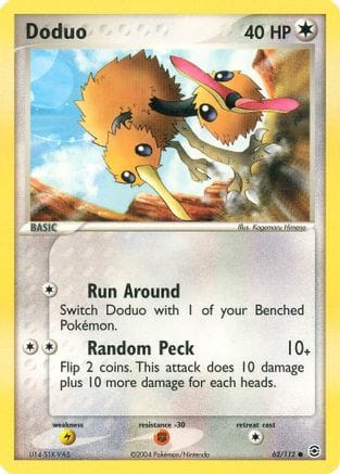 'Pokemon - 'Doduo 062/112  FireRed & LeafGreen - Common