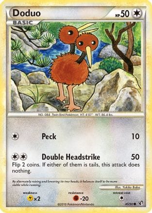 'Pokemon - 'Doduo 045  Undaunted - Common