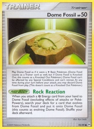 'Pokemon - 'Dome Fossil 092  Arceus - Common