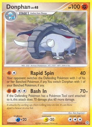 'Pokemon - 'Donphan 048  Secret Wonders - Uncommon