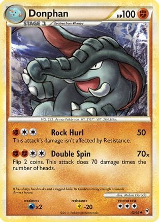 'Pokemon - 'Donphan 042  Call of Legends - Uncommon