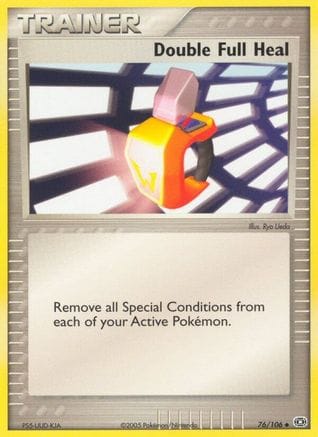 'Pokemon - 'Double Full Heal 076  Emerald - Uncommon