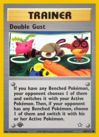 'Pokemon - 'Double Gust 100/111  - 1st Edition Neo Genesis - Common