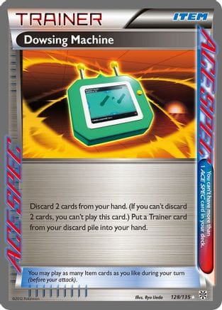 'Pokemon - 'Dowsing Machine 128  - Holofoil Plasma Storm - Rare Ace