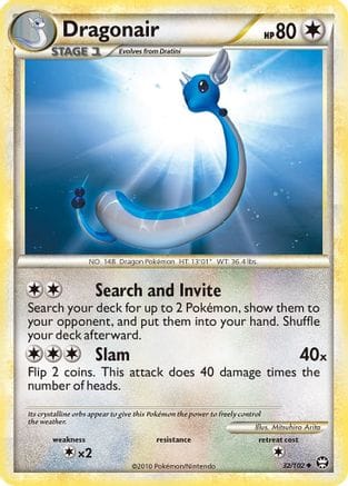'Pokemon - 'Dragonair 032  Triumphant - Uncommon