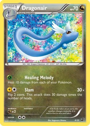 'Pokemon - 'Dragonair (4) 004/20  - Holofoil Dragon Vault - Holo Rare