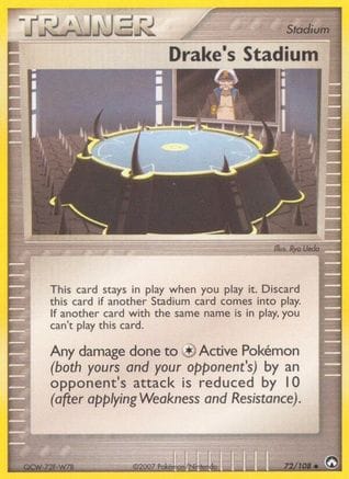 'Pokemon - 'Drake's Stadium 072  - Reverse Holofoil Power Keepers - Uncommon