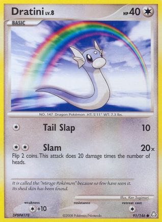 'Pokemon - 'Dratini 091  Legends Awakened - Common