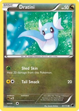 'Pokemon - 'Dratini 081/116  Plasma Freeze - Common