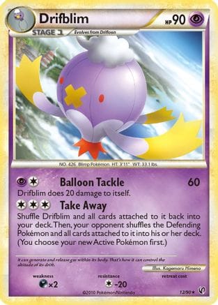 'Pokemon - 'Drifblim 012  Undaunted - Rare