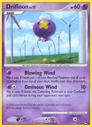 'Pokemon - 'Drifloon 006  POP Series 6 - Uncommon