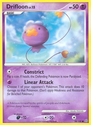 'Pokemon - 'Drifloon 058  Stormfront - Common