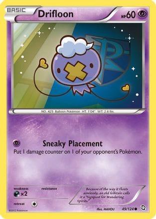 'Pokemon - 'Drifloon (49) 049  Dragons Exalted - Common