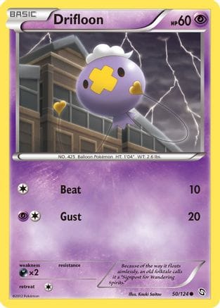 'Pokemon - 'Drifloon (50) 050  Dragons Exalted - Common
