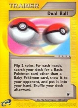 'Pokemon - 'Dual Ball 139/165  - Reverse Holofoil Expedition - Uncommon