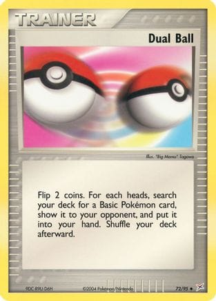 'Pokemon - 'Dual Ball 072  - Reverse Holofoil Team Magma vs Team Aqua - Uncommon